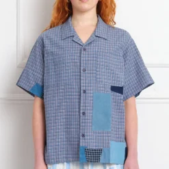 Story MFG - Chemise PA - Vichy Blue