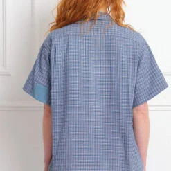 Story MFG - Chemise PA - Vichy Blue