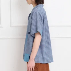 Story MFG - Chemise PA - Vichy Blue