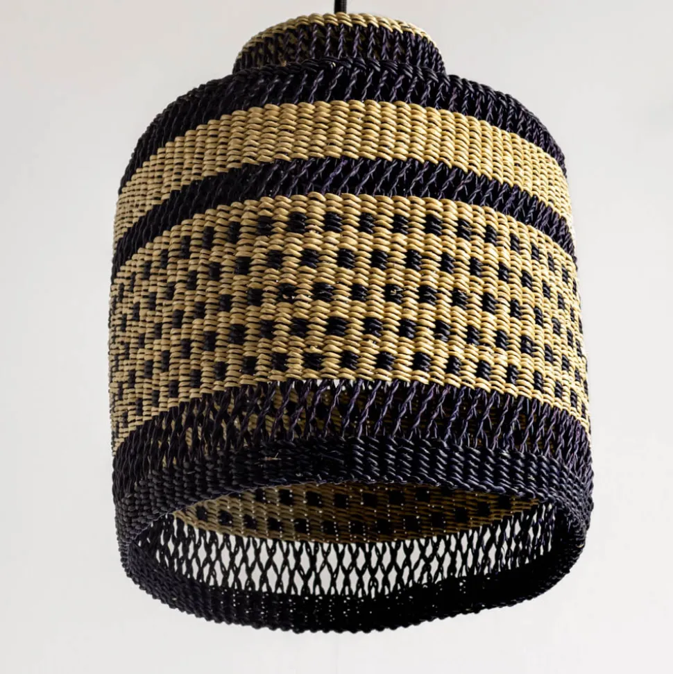 Suspension Dots - Naturel, Bleu, Noir