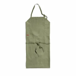Tablier en lin lavé - Vert Komorebi