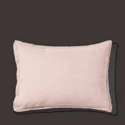 Taie d'oreiller en gaze de coton - Rose de Bagatelle