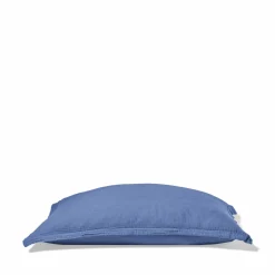 Taie d'oreiller en gaze de coton - Bleu Pompidou
