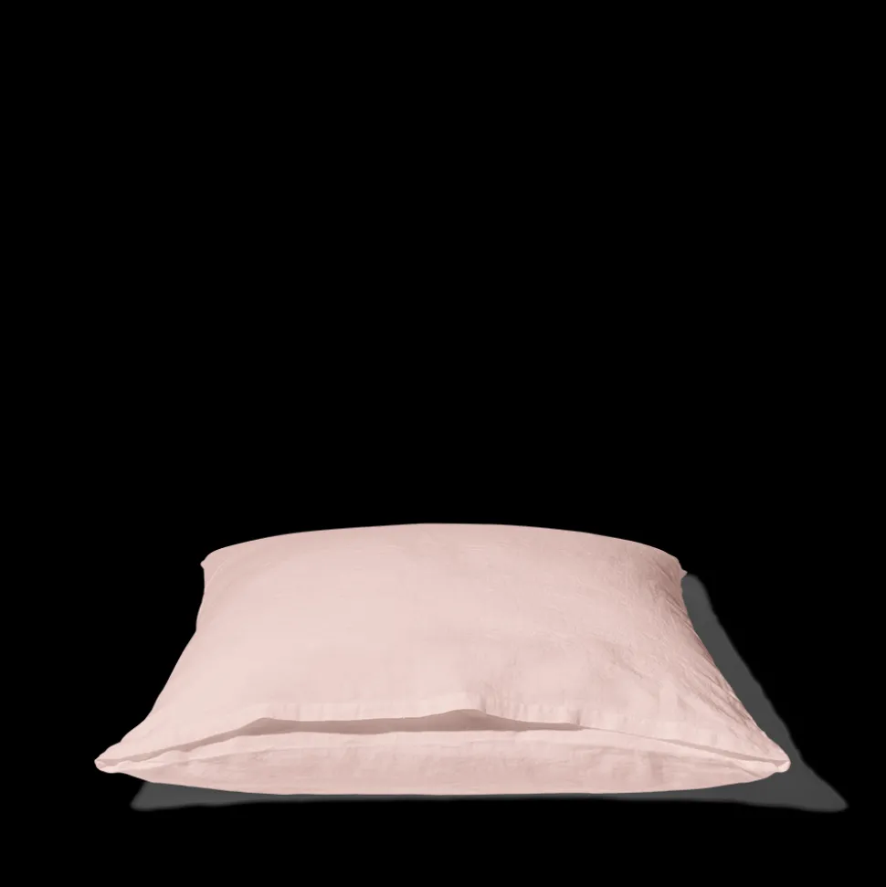 Taie d'oreiller en lin lavé - Beige Rosé