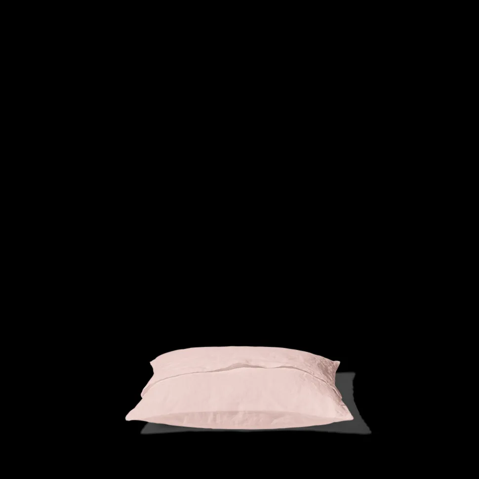 Taie d'oreiller en lin lavé - Beige Rosé