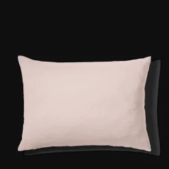 Taie d'oreiller en lin lavé - Beige Rosé
