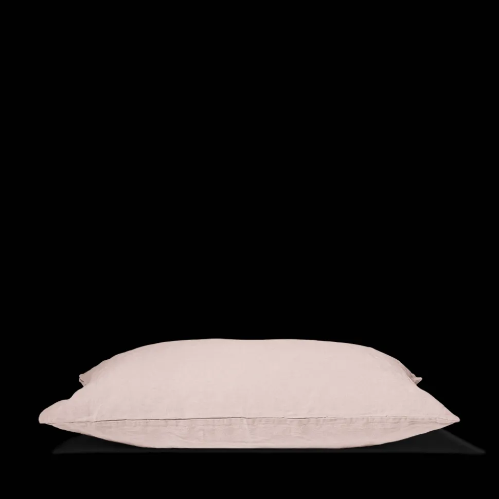 Taie d'oreiller en lin lavé - Beige Rosé