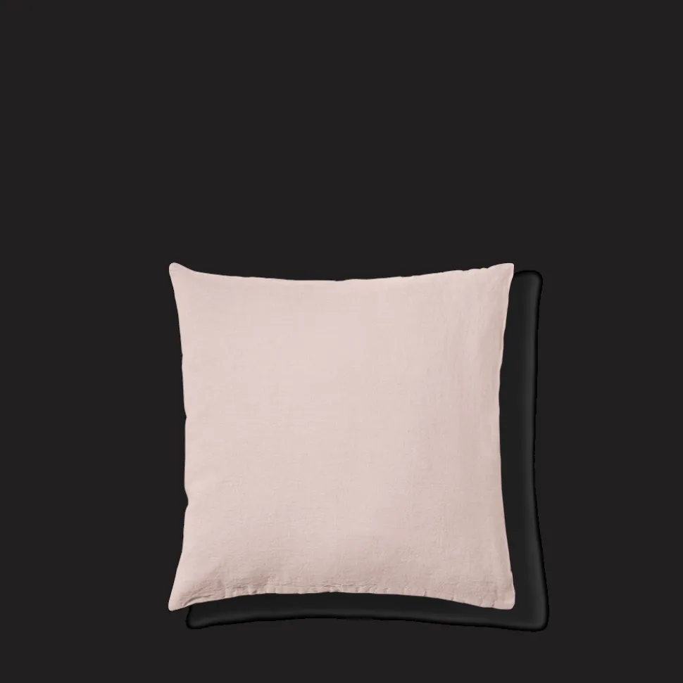 Taie d'oreiller en lin lavé - Beige Rosé