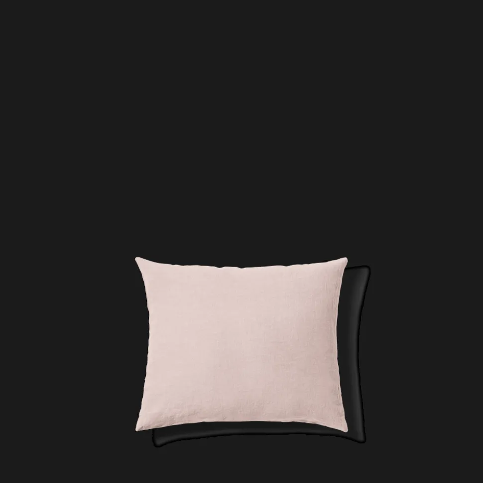Taie d'oreiller en lin lavé - Beige Rosé