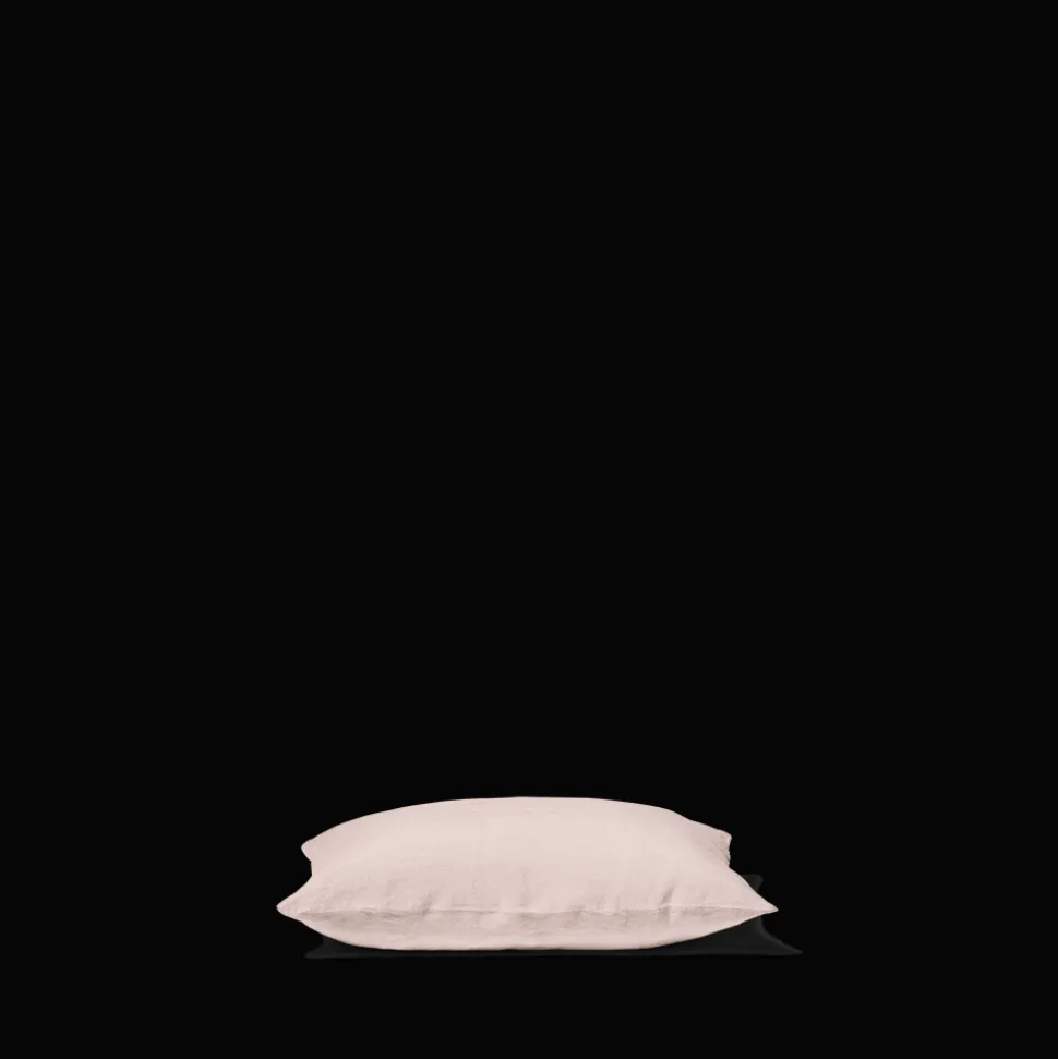 Taie d'oreiller en lin lavé - Beige Rosé