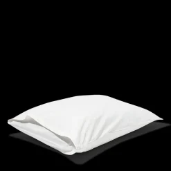 Taie d'oreiller en percale de coton - Blanc Craie