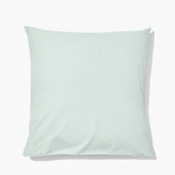 Taie d'oreiller en percale de coton - Bleu d'Eau
