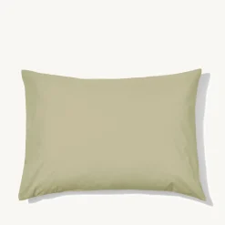 Taie d'oreiller en percale de coton - Vert Sauge