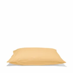 Taie d'oreiller en percale de coton - Jaune Orge