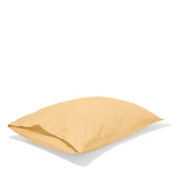 Taie d'oreiller en percale de coton - Jaune Orge