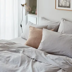 Taie d'oreiller en percale de coton - Gris Pavot