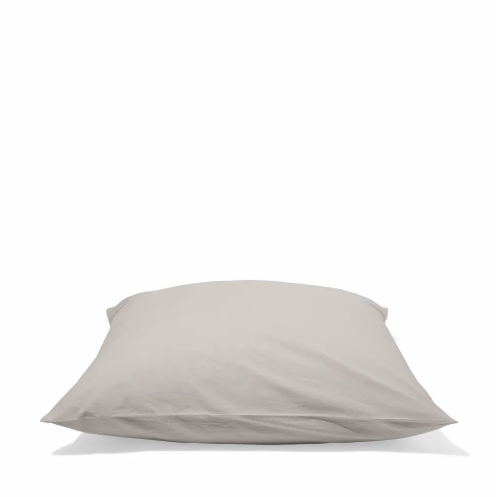 Taie d'oreiller en percale de coton - Gris Pavot