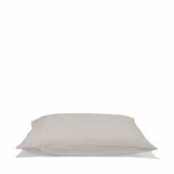 Taie d'oreiller en percale de coton - Gris Pavot