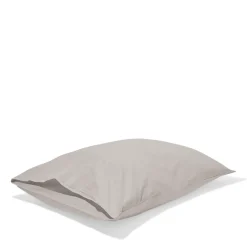 Taie d'oreiller en percale de coton - Gris Pavot