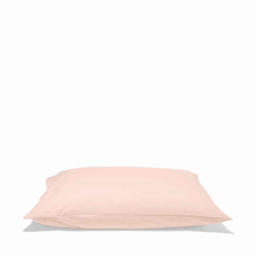 Taie d'oreiller en percale de coton - Rose des Sables