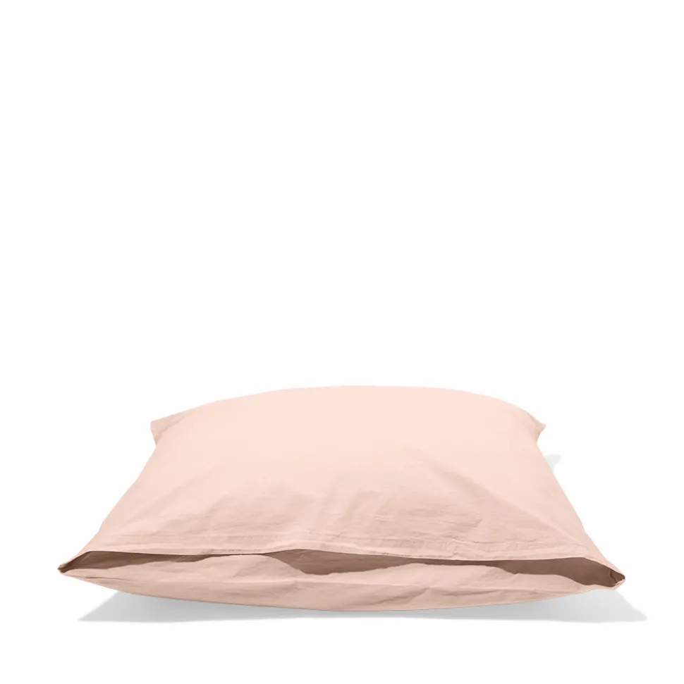 Taie d'oreiller en percale de coton - Rose des Sables