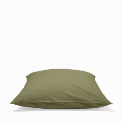 Taie d'oreiller en percale de coton - Vert Camouflage