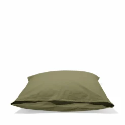 Taie d'oreiller en percale de coton - Vert Camouflage