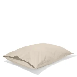 Taie d'oreiller en percale de coton - Beige Dune