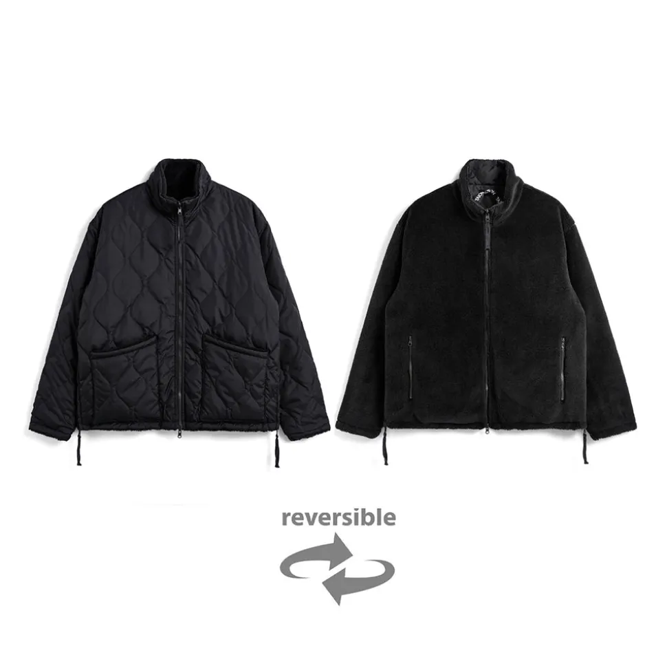 Taion - Veste Military Reversible Down - Noir