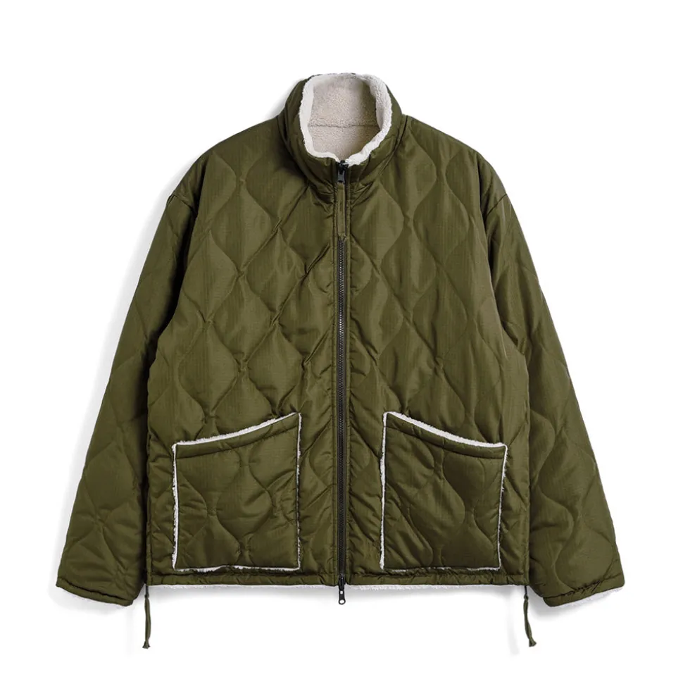 Taion - Veste Military Reversible Down - Olive/Cream