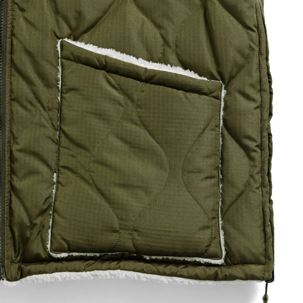 Taion - Veste Military Reversible Down - Olive/Cream