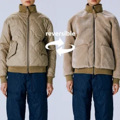 Taion - Veste Military Reversible Down - Beige