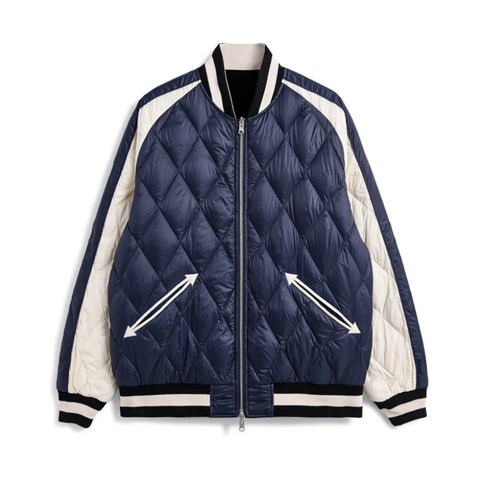 Taion - Veste Reversible Skajan - Bleu/Noir