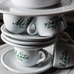 Tasse à café et sa soucoupe "Rive Gauche" - Non Merci