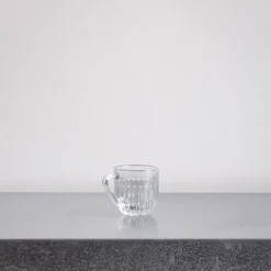 Tasse à expresso Ouessant en verre pressé