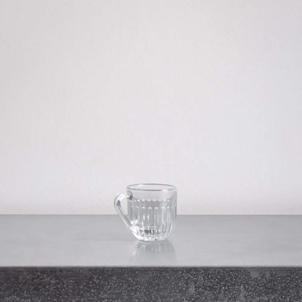 Tasse à expresso Ouessant en verre pressé