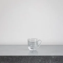 Tasse à expresso Ouessant en verre pressé