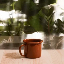 Tasse anse creuse - Marron