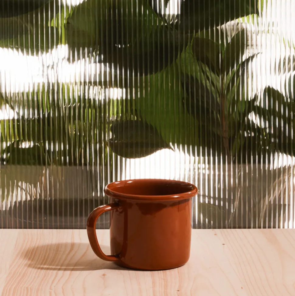 Tasse anse creuse - Marron