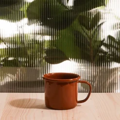 Tasse anse creuse - Marron