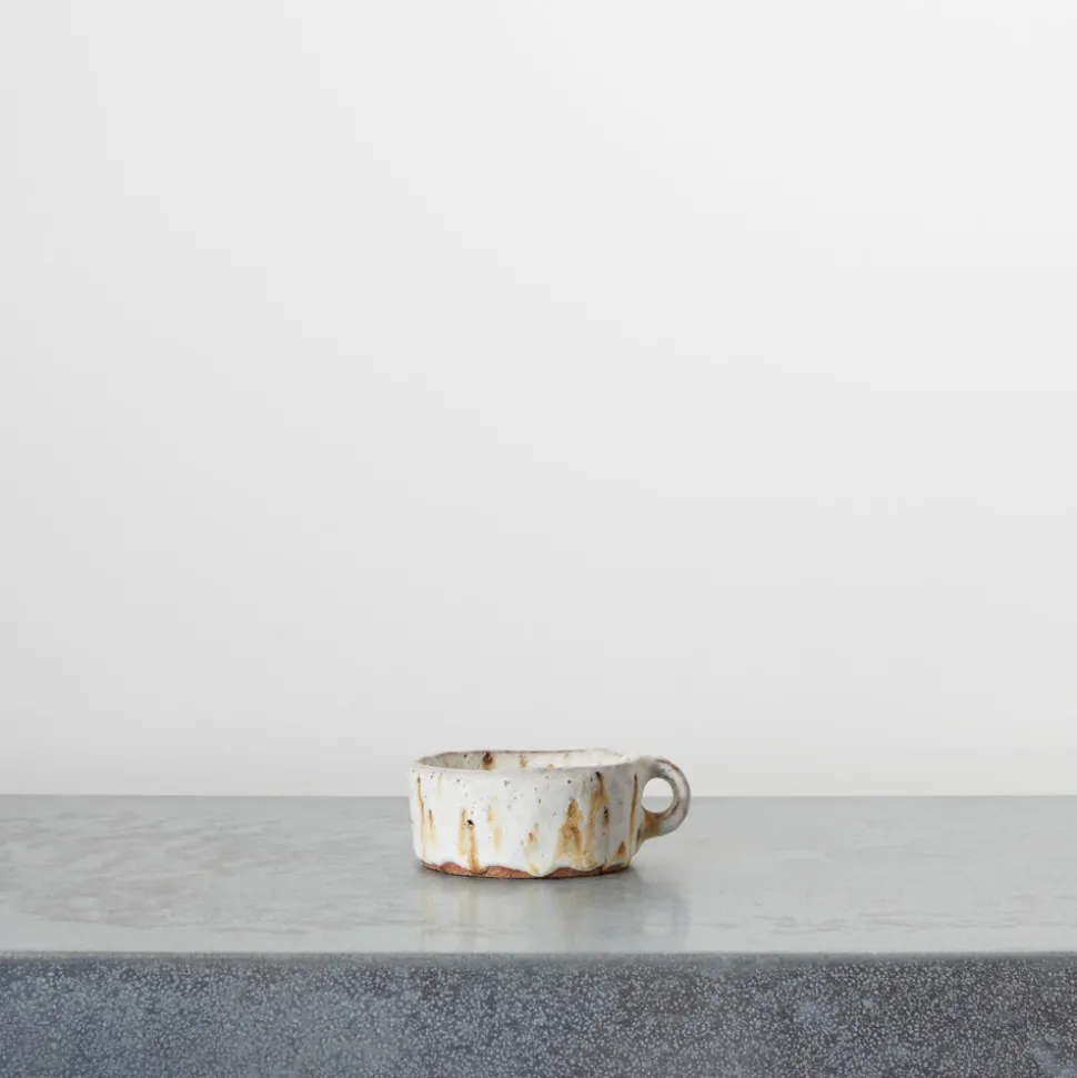Tasse en grès Moucheté - Roux