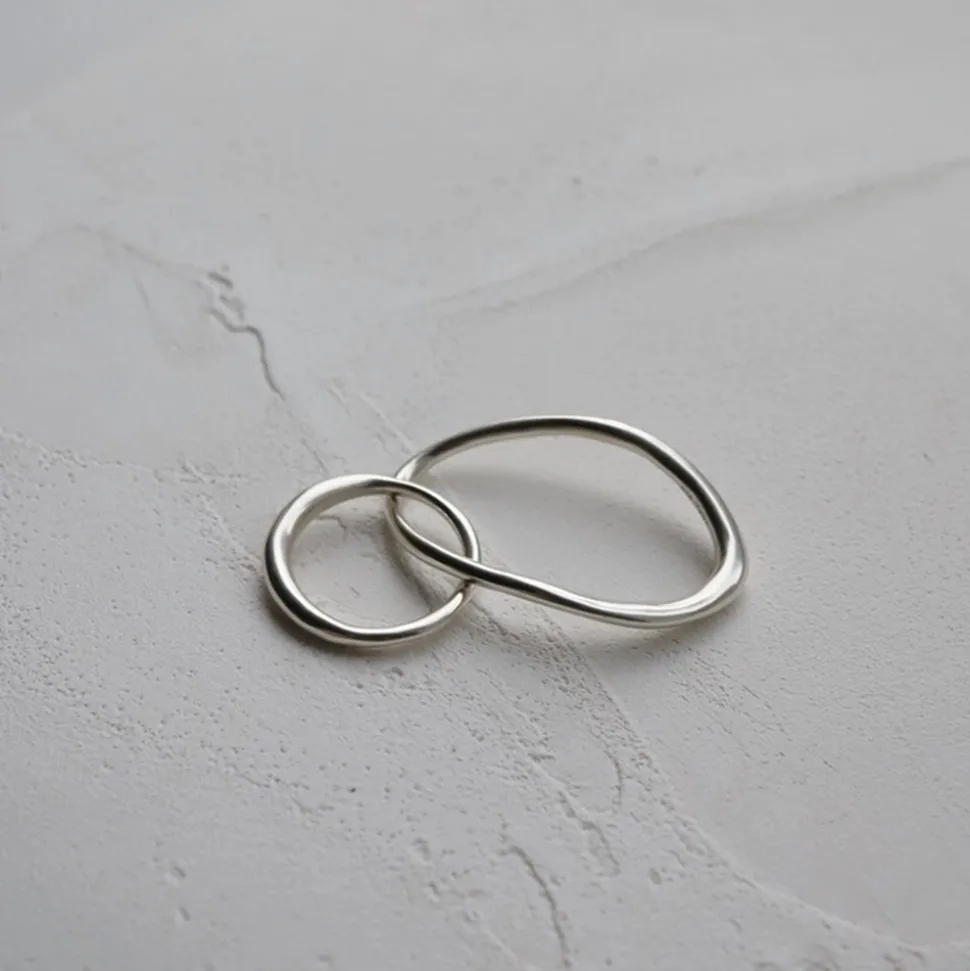 TEN - Bague Duo - Argent