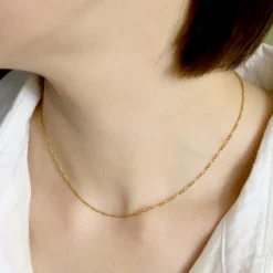 TEN - Chaîne courte Figalo - Doré