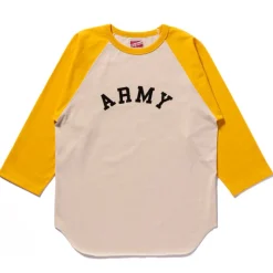 The real McCoys - T-shirt Militaire Baseball - Jaune