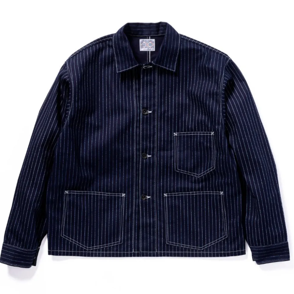 The real McCoys - Veste Wabash Chore - Bleu