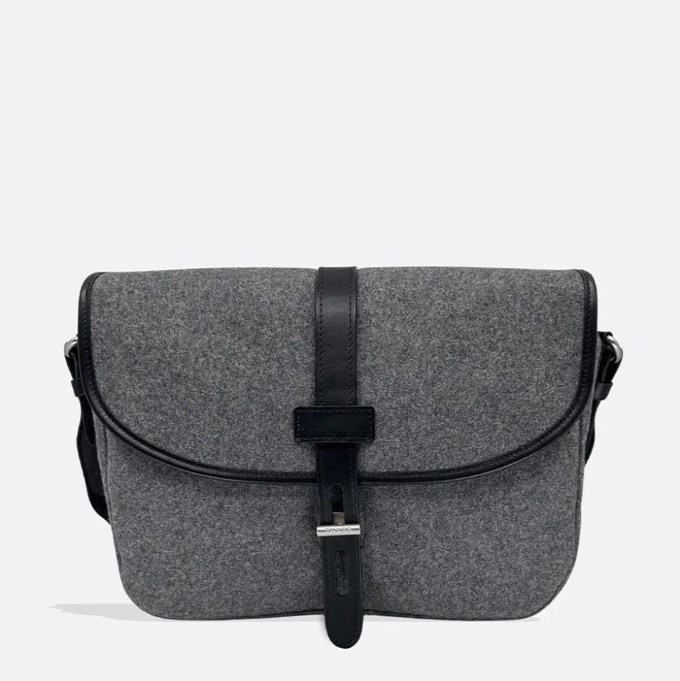 Thyrs - Besace Drap de Laine - Anthracite