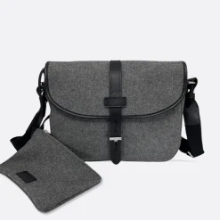 Thyrs - Besace Drap de Laine - Anthracite