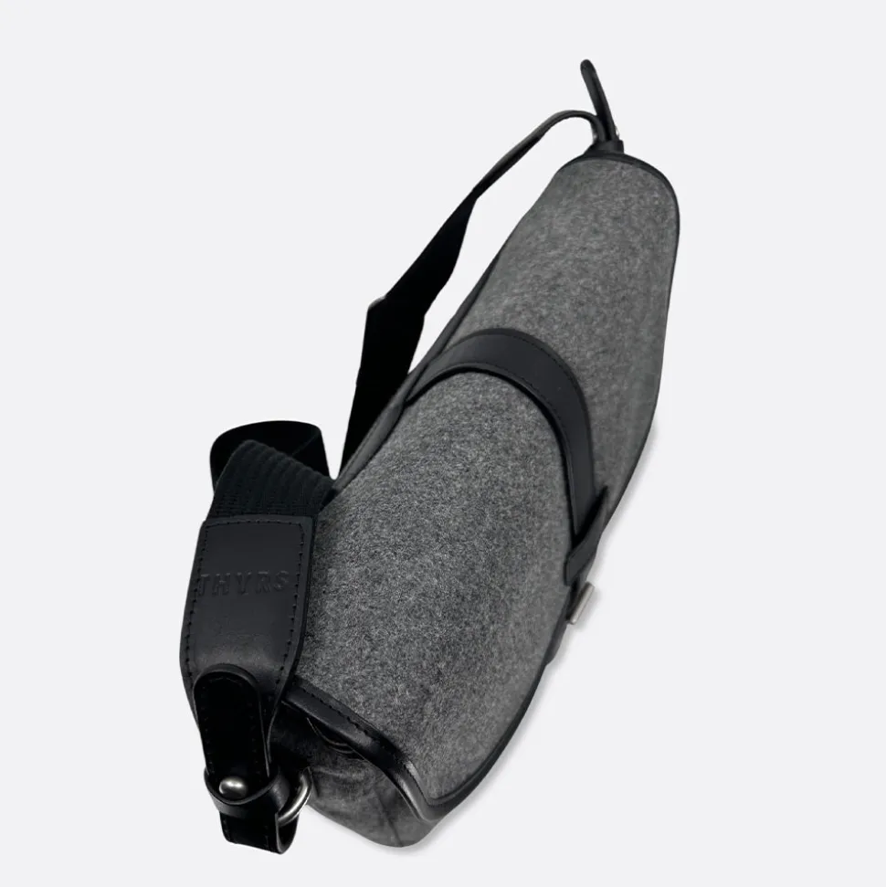 Thyrs - Besace Drap de Laine - Anthracite