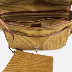 Thyrs - Besace Velours - Caramel