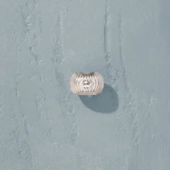 Tityaravy - Bague Prema Argent - Topaze Blanche